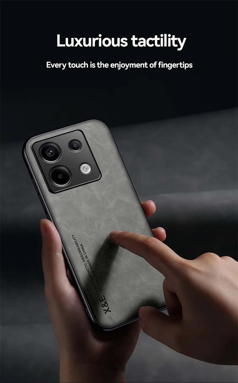 Shockproof Case for Xiaomi Redmi Note 13 Pro 5G Note 13 Pro+ Plus Protective Cover Magnetic Car Holder Phone Coque Fundas Capa