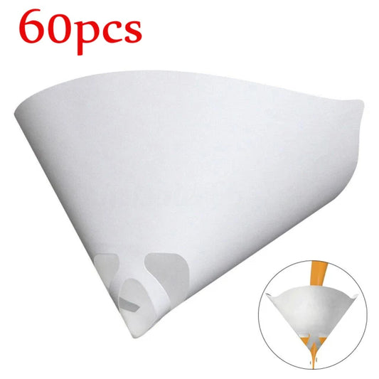 Car paint spray mesh paper filter, disposable paint filter purifier funnel, nylon micron paper funnels conical tools