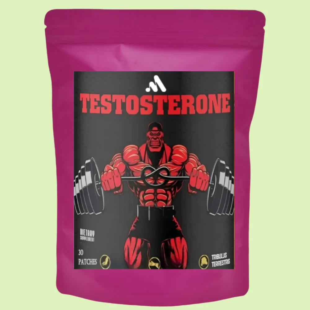 30 Patches Testosterone Supplement for Men Muscle Building Fast Acting Testo Extreme - Improve Muscle Strength & Growth