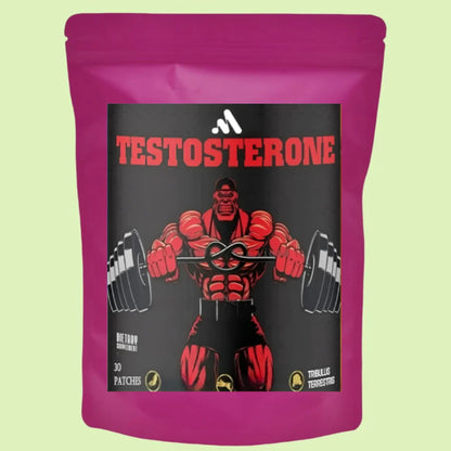 30 Patches Testosterone Supplement for Men Muscle Building Fast Acting Testo Extreme - Improve Muscle Strength & Growth