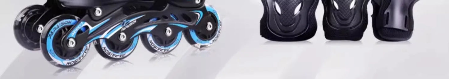 Adjustable Inline Roller Skate Shoes Professional Flashing Sliding Sneaker Outdoor Racing Speed Skating 4 Wheels Shoes Gifts