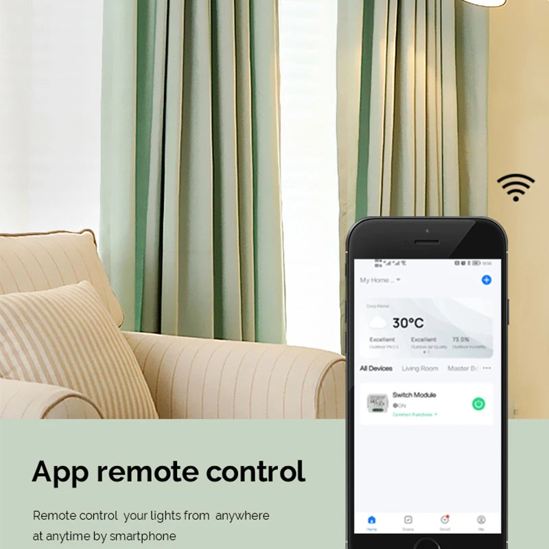 Módulo interruptor de cortina inteligente wifi para persianas tuya/smartlife controle remoto diy compatível com o google casa alexa controle voz