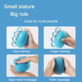 1Pcs Hand Grip Strength Ball, Finger Wrist Flexibility Exerciser Grip Ball, Muscles and Hand Strengthener Exercise for 4 Fingers