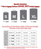 Aircraft Series Luggage Cover High Elasticity Thickened Luggage Case Cover Dust Protection Cover Travel Accessories Packing