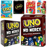 UNO NO MERCY Matching Card Game Pokemon Uno TEAMS Mario Multiplayer Family Party Boardgame Funny Friends Entertainment Poker ﻿