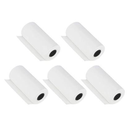 5/10 rollos de papel térmico para cámara, impresión blanca para niños, pulpa de madera, impresión instantánea, papel de liar para niños, accesorio para miniimpresora