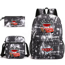 3pcs Disney Pixar Cars Lightning McQueen Students Backpacks Schoolbags Pencil Case Shoulder Bags Boys Girls School Bags Sets