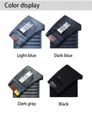Wthinlee New Business Men's Jeans Casual Straight Stretch Fashion Classic Blue Black Work Denim Trousers Male Brand Clothing