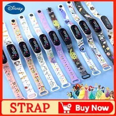 Pokemon Pikachu Dragon Ball Z Sport Casual Watches Led Silicone Watch Color Lovely Digital Children Wristwatch Clock Gift Toys