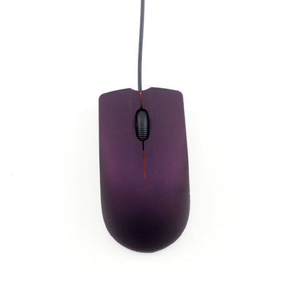 Ratón portátil con cable de 4 teclas de alta calidad para PC, portátil, de escritorio, para gamers, 1200 dpi, textura mate, USB