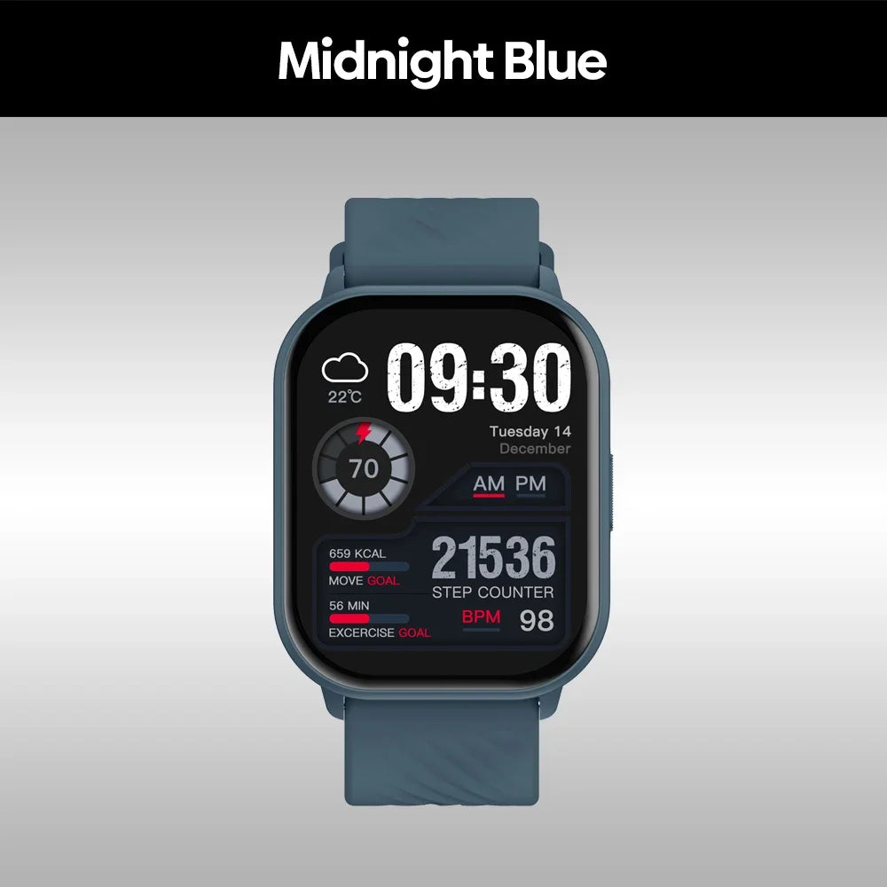 New Zeblaze GTS 4 Voice Calling 1.94" HD AMOLED Screen Smart Watch 100+ Sports Modes Heart Rate SpO2 Health Tracking Smartwatch