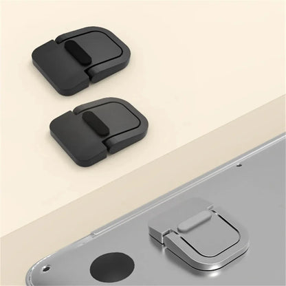 Aluminium Self-Adhesive Laptops Stand Invisible Computer Keyboards Stand Bracket for Desk Foldable Notebook Feet for MacBook Pro