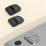 Aluminium Self-Adhesive Laptops Stand Invisible Computer Keyboards Stand Bracket for Desk Foldable Notebook Feet for MacBook Pro