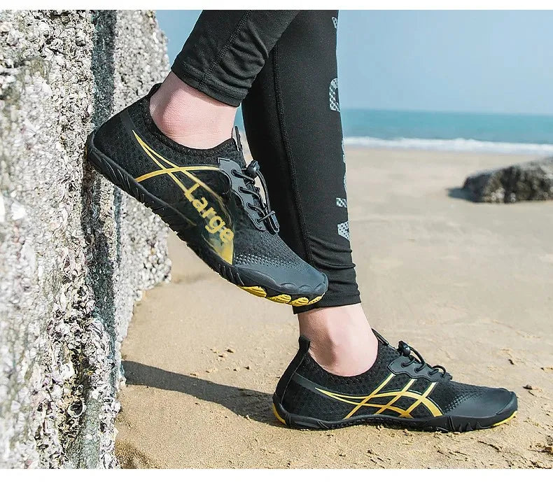 New Men's Hiking Sport Shoes Deep Squat Fitness Shoes Fishing Swimming Wading Shoes Surfing Diving Beach Five-Finger Shoes