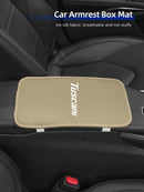 Car Armrest Mat Arm Rest Protection Cushion Interior Accessories For Hyundai Genesis Elantra Grand Santa Fe Palisade Equus