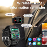 LAXASFIT Smart Sports Watch LED Flashlight Music Player Fitness Tracking Bluetooth Calling Sleep Monitoring 2025 New Smart Watch