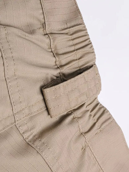 Men's Outdoor Multi Functional Tactical Pants, Multi Pocket Outdoor Hiking Sweatpants, Water-repellent, wear-resistant