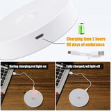 Kit com 2 a 6 unidades de Luz Noturna LED com Sensor de Movimento, Recarregável via USB, 3 Cores de Luz – Ideal para Armários, Guarda-roupas, Escadas e Closets (Sem Fio)