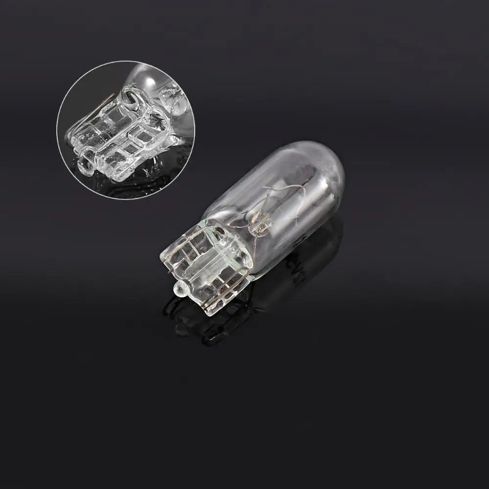10pcs/set 5W T10 W5W 194 168 Width Lamp License Plate Lights Signal Light Halogen Bulbs