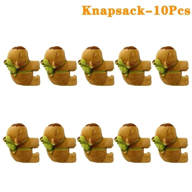 Boneca de Pelúcia Kapibara, Deitada nas Mãos de Kapi Bara, Boneca de Golfinho de Água, Brinquedos de Pulso, 1-10Pcs