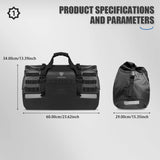 SOYAVISION 20L 50L 70L 80L 100L Motorcycle Waterproof Tail Bag Travel Outdoor Luggage Bag Motorcycle Seat Bag