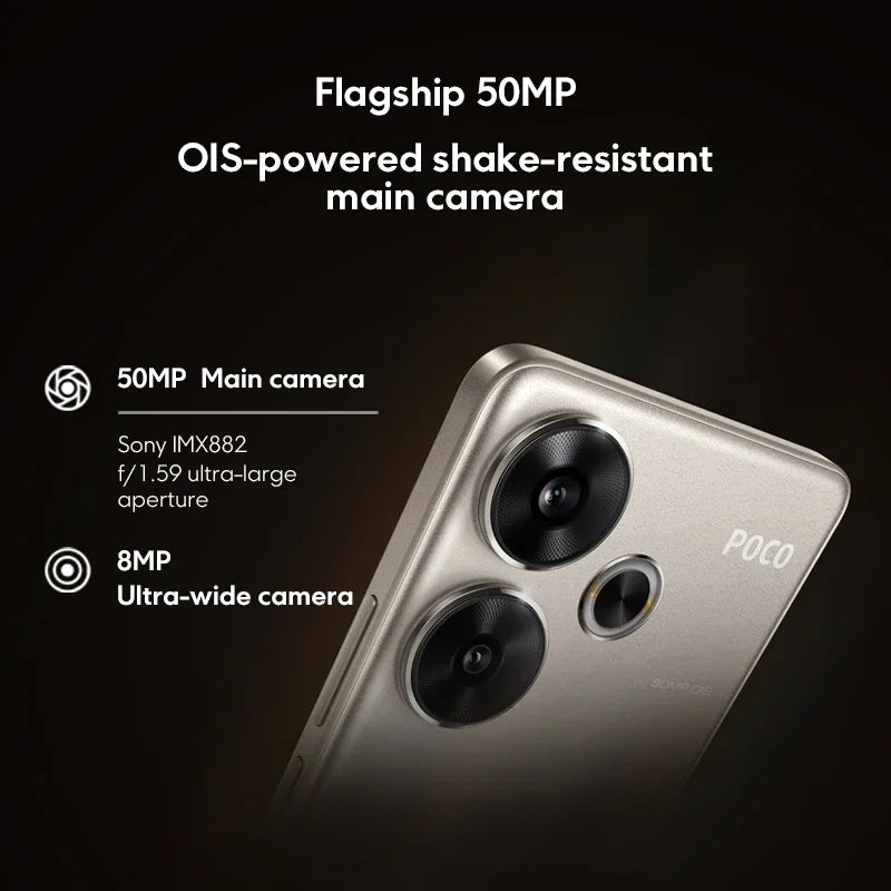 Xiaomi POCO F6 5G 8GB/256GB 12GB/512GB NFC EU Charger Global Version mobile phone