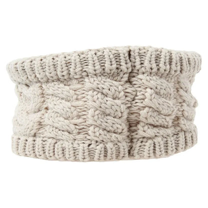 Female Cycling Cap Warm Knitted Riding Skullies Beanies Twisted Head Wrap Women's Winter Hat Hairwrap Headwear
