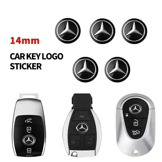 Car Key Control Stickers Emblem Accessories For Mercedes Benz AMG E S C A B Class GLE GLS CLS GLC CLA GLA GLK GLB W205 W206 W221