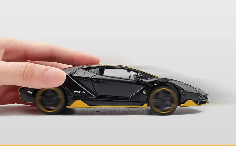 1:32 Lamborghinis LP770 LP750 Car Alloy Sports Car Model Diecast Sound Super Racing Lifting Tail Hot Car Wheel For Children Gift