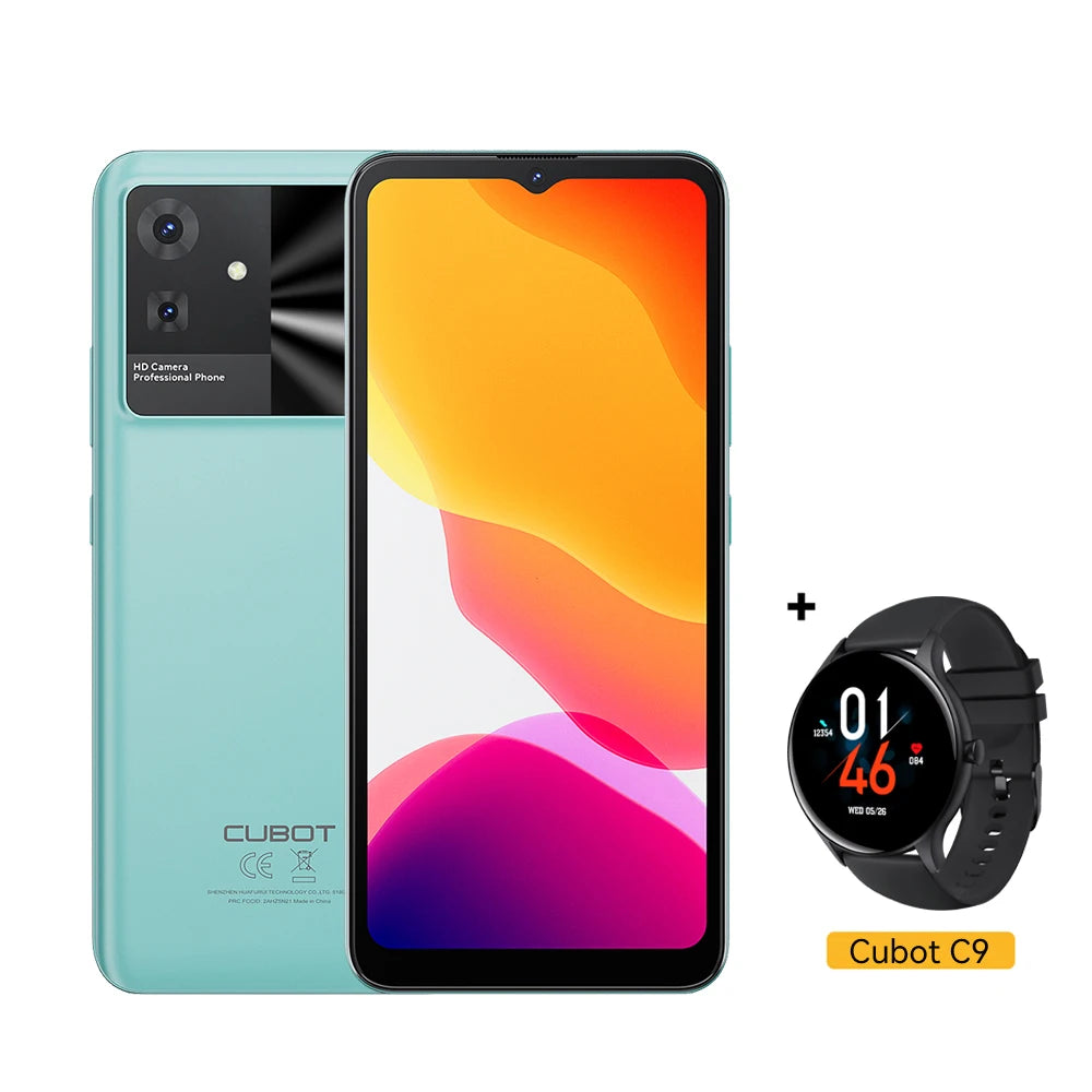 [World Premiere]Cubot Note 21 Smartphone 12GB+128GB 6.56"HD+Screen 90Hz Refresh Rate 5200mAh 50MP Rear Camera Smart Mobile Phone