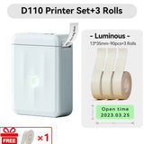 Niimbot D110/D11/H1S Mini Thermal Label Printer Portable Paper Maker Wireless Sticker Machine Inkless Labeller for Office Home