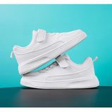 Children's school black spring and autumn children's anti-slip sports shoes, waterproof small white shoes for adults, sizes 28-40