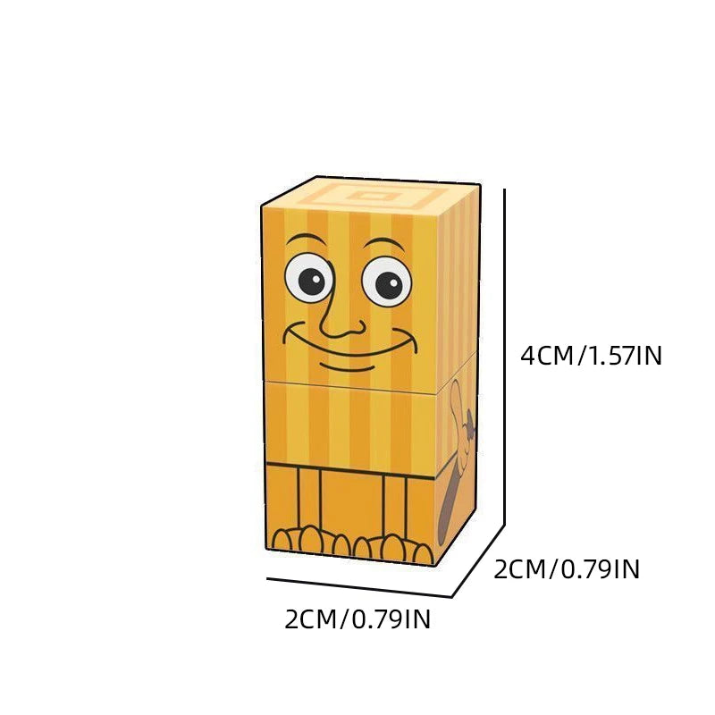 AI character magnetic building blocks Tung Tung tung sahur assembly building blocks character building blocks tabletop game