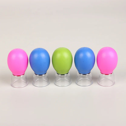 5Pcs Silicone Cupping Massage Cup For Body Face Neck Eye Massager Vacuum Tank Body Facial Care, Anti-aging Beauty Tool