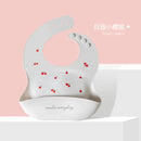 1pc Baby Lunch Apron Toddler Silicone Bibs Baby Kids Girl Boys Waterproof Saliva Cartoon Feeding Baby Silicone Bib Aprons 