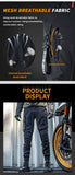 SFK New Black Motorcycle Pants Riding Men Equipment Summer Breathable Trousers With CE Protection Armor Wearing Gears Accessories