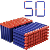 TISNERF 1000-50pcs Blue Solid Round Head Balls 7.2cm for Nerf Series Blasters Refill Darts Kids Toy Gun Accessories 