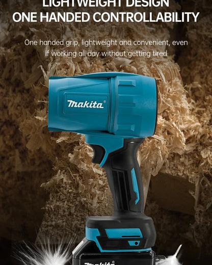 Makita 18V Violent Blower 30000RPM Turbo Jet Fan Electric Air Duster wind speed Turbo Rechargeable with Light Car Cleanin