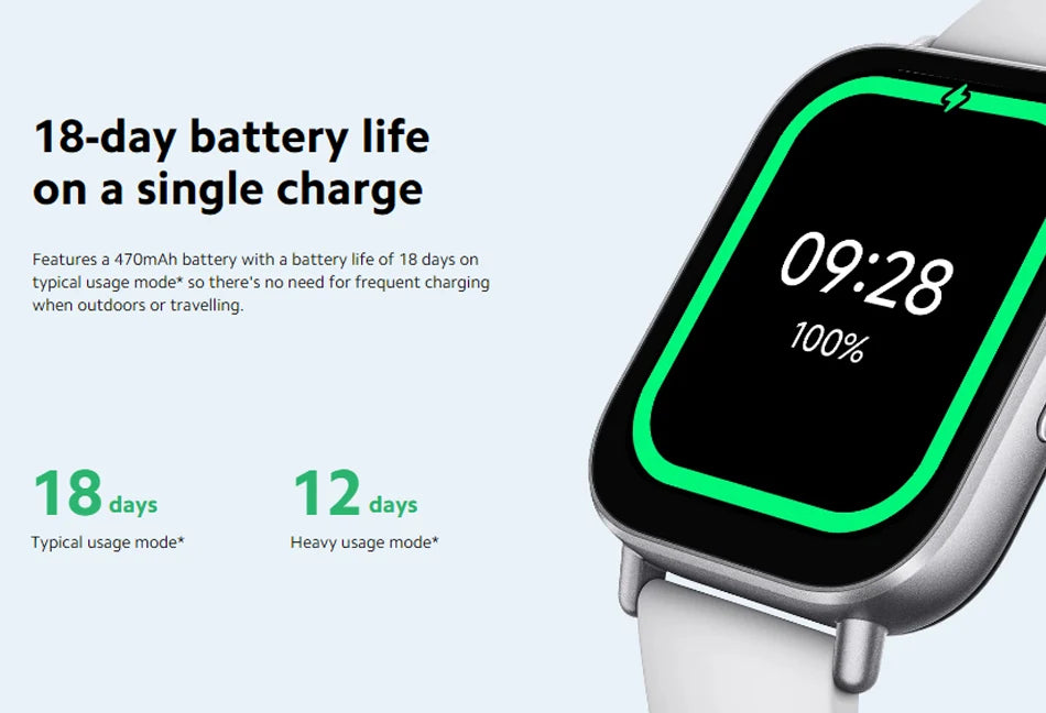 Global Version Xiaomi Redmi Watch 5 Active 2'' Display Up to 18 days of battery life 140+ workout modes Bluetooth calling 5ATM