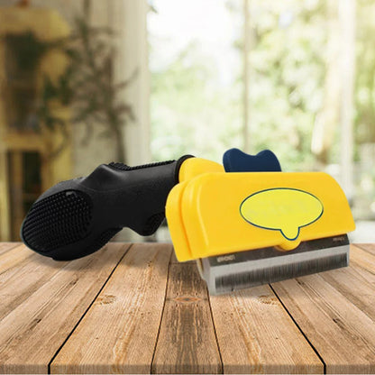 Peines para quitar el pelo de mascotas y gatos, cepillos de aseo para perros y gatos, peines de masaje para la caída del pelo, cepillo de limpieza y desenredado para recortar el pelo de mascotas.