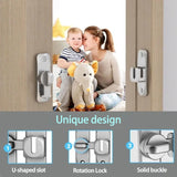 1pc Sliding Door Latch Home Security Latch Bolt Zinc Alloy 90 180 Degree Easy Install Lock Bathroom Sliding Door Bolt Latch
