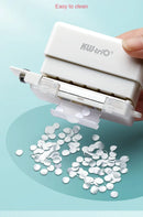 Mini 6-Hole Punching Machine DIY Book Page Stitcher Paper Binding Punch Planner Loose Leaf Paper Hole Puncher Office Stationery