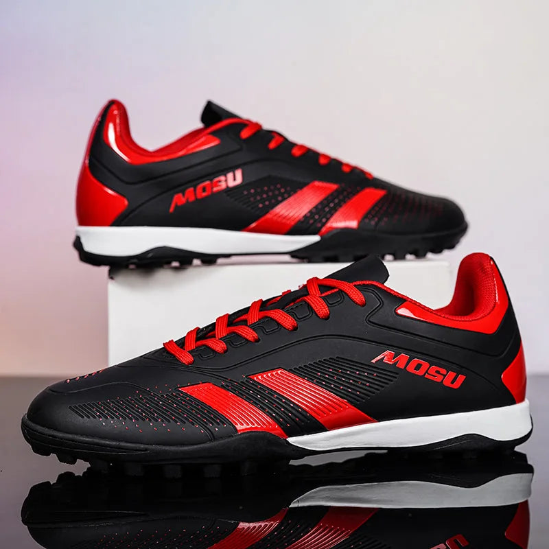 Zapatillas de fútbol para hombre, para exteriores, TF/FG, unisex, para entrenamiento, partido, de alta calidad, ultraligeras, antideslizantes y ligeras.
