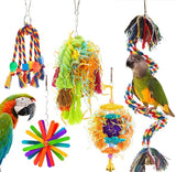 Parrot Toy Set, Bird Supplies, Bird Supplies, Ferrules, Bird Toy Combination Set