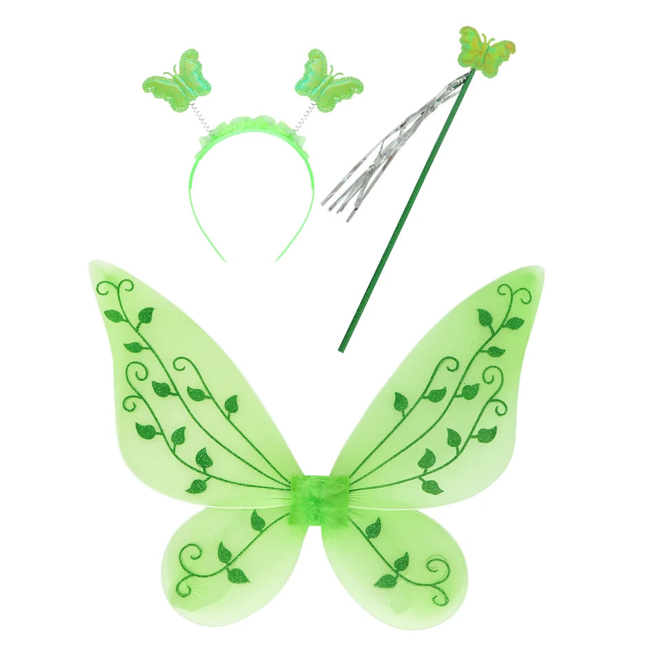Vestido de Fada Sininho (Tinkerbell) para Meninas – Fantasia de Princesa Fada das Flores para Cosplay e Festas de Natal