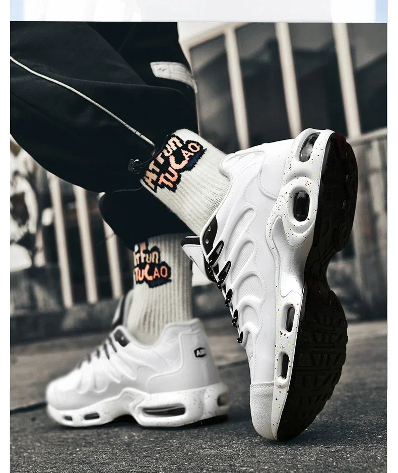 New Men's Air Cushion Running Shoes Designer Footwear Luxury Shoes Male Fitness Jogging Sneakers Basketball Antiskid Mens Tennis