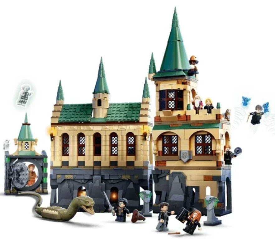 Hospital Wing Anime Book Train Building Block Magic Book Knight Bus Quidditch 12 Grimmauld Place Brick Toys for Gifts