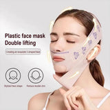 Double-deck Face Slimming Bandage Face Lifting Belt V Line Face Shaper Cheek Chin Lift UP Strap Anti Wrinkle Facial Band Beauty