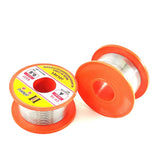 JINHU CF-10 - Alambre de soldadura de estaño (0,5/0,6/0,8/1,0 mm, 63/37, fundente, 2,0 %, 13,7 m), rollo de alambre para soldar para bricolaje