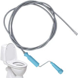 Flexible Metal Spring Sink Dredge Auger, drain cleaner, plumbing snake clog remover, ultra-long sewer